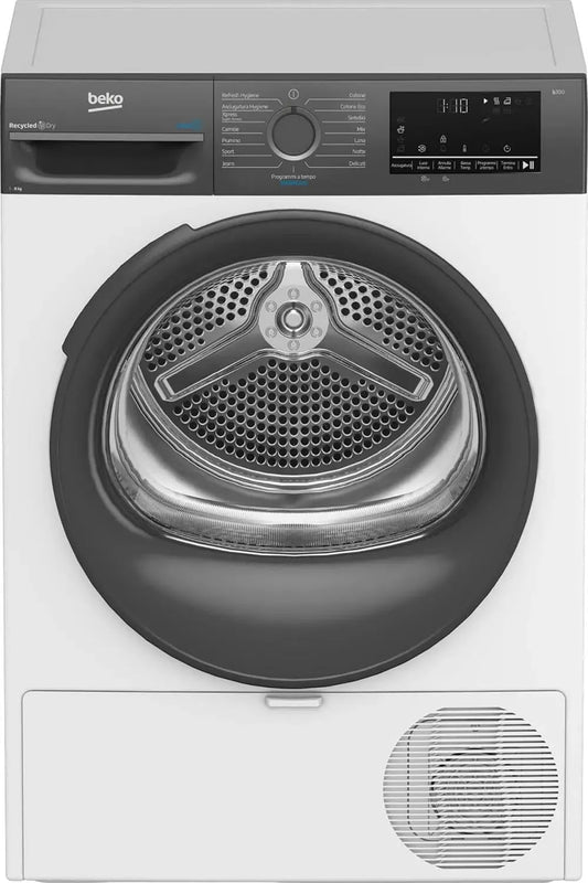 Beko modèle BMEUT481SAIIT, ASCIUG. C 8KG INVER. DISP.DIG. VAPORE OBLO'
