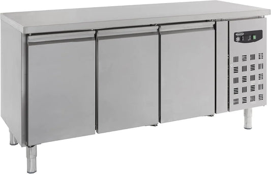 Table GN1/1-3 R290Rvs, Aisi 2013 PortesPleine, réfrigérée négative portes, Combisteel