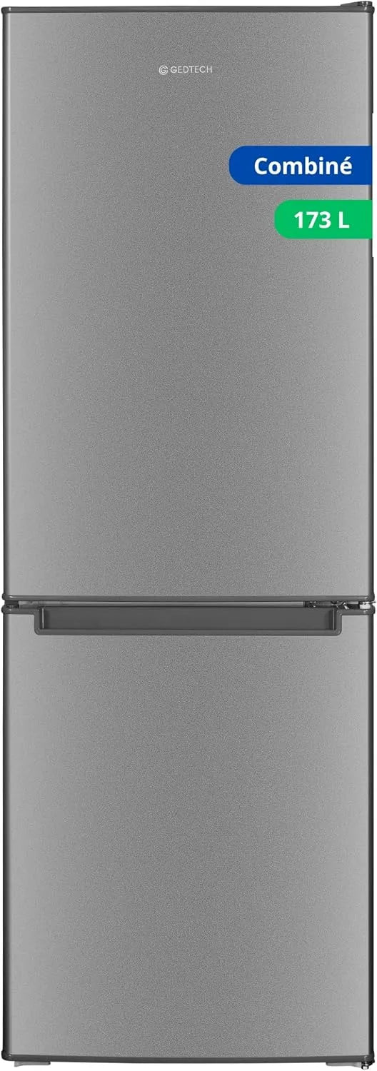 Réfrigérateur GCB173SL GEDTECH, combiné congélateur bas 173L, Hauteur 143cm, Silver