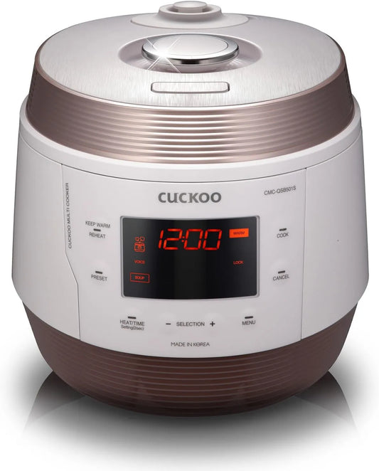 CMC-QSB501S CUCKOO, ICOOK Q5 8 en 1 Multicooker à pression vapeur en acier inoxydable de