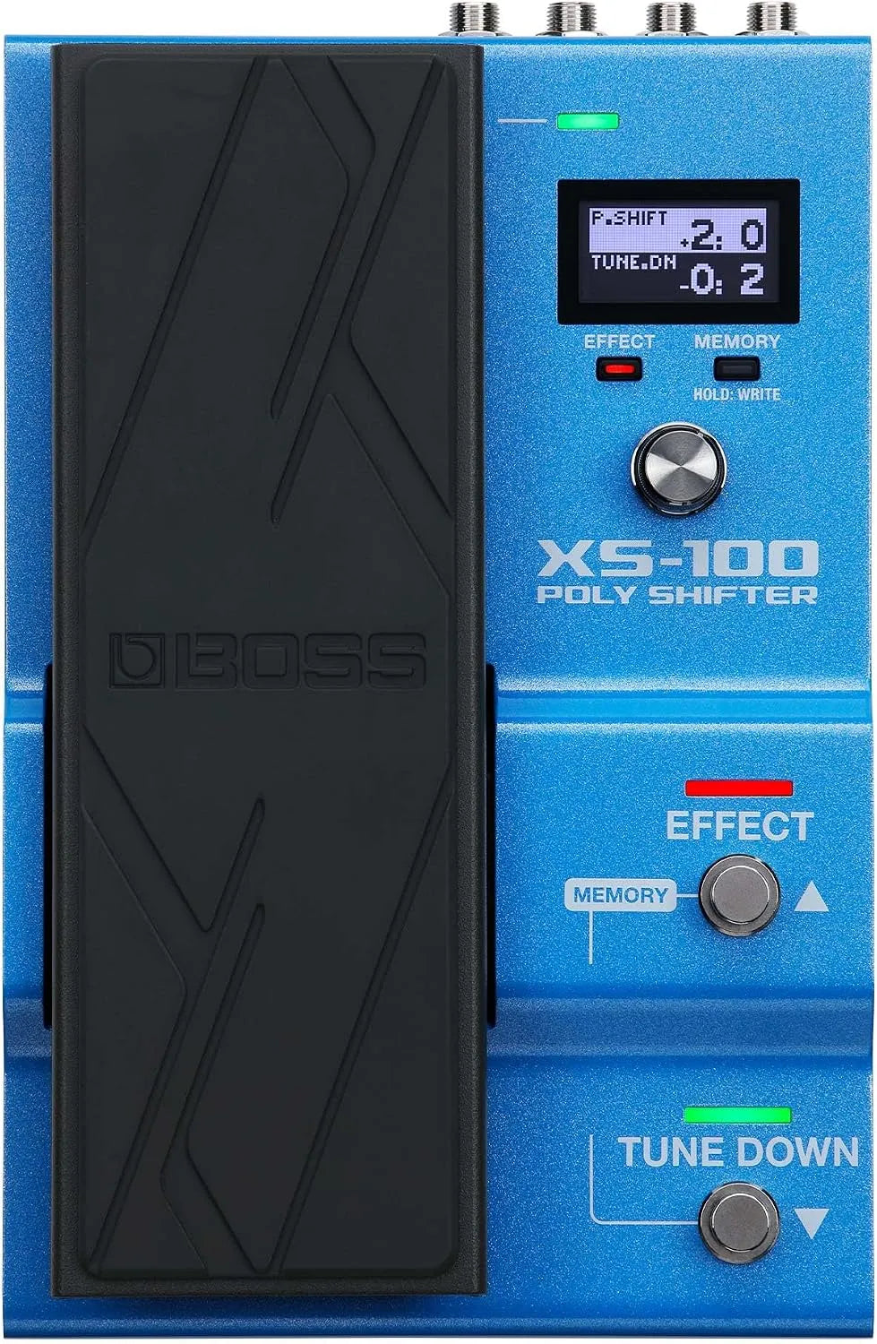 Modèle Poly Shifter XS-100 BOSS, un contrôle total du pitch sur 8 octaves pour guitares et basses, Une station évoluée de changement de pitch