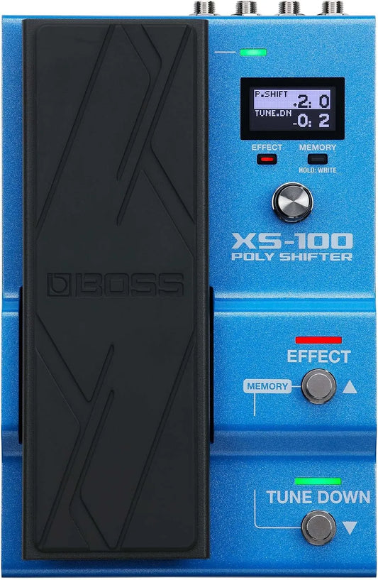 Modèle Poly Shifter XS-100 BOSS, un contrôle total du pitch sur 8 octaves pour guitares et basses, Une station évoluée de changement de pitch