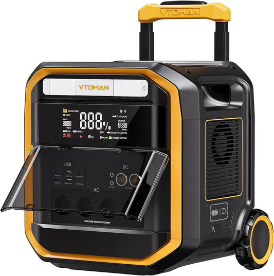 Générateur électrique 3600 LiFePO4 3096, pointe 7200 W, extensible jusqu'à 6192 Wh, solaire Wh, 3600 W, charge rapide 0 à 100 % en 2 heures
