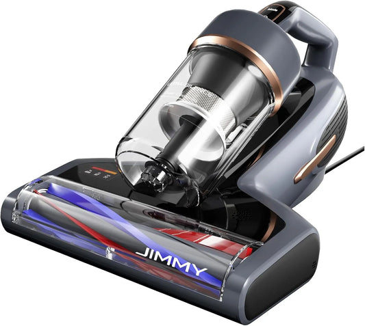 JIMMY aspirateur BX7, 65 ℃ et Chauffage au graphène, Pro Max Anti-acariens 700W, de lit avec lumière UV-C, capteur de poussière, écran LED
