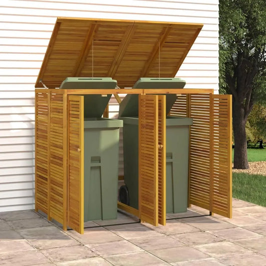 Abri de jardin, en bois d'acacia massif 140 x 89 x 117 cm