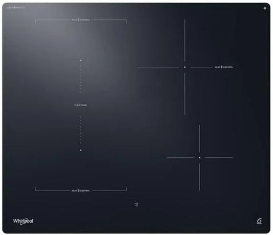 Whirlpool plaque de cuisson WTX6014DCF, finition noire Intégré avec zone à induction 4 Cuisinière