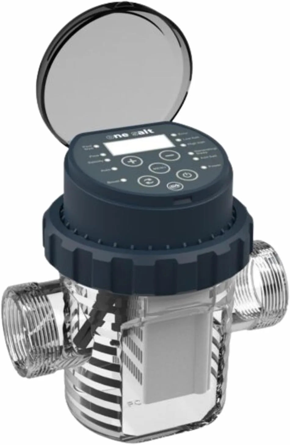 Modèle GOSA50 Gre, pour piscines Hors Sol et enterrées Jusqu'à 40–50 m³. Production de Chlore: 9 g, Électrolyseur au sel One Salt