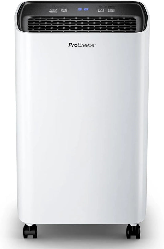 Déshumidificateur 24h Pro Breeze, d Air 6L, Compresseur Portable Silencieux, jour, Absorbeur d'Humidité Automatique, Sèche-linge, Minuterie