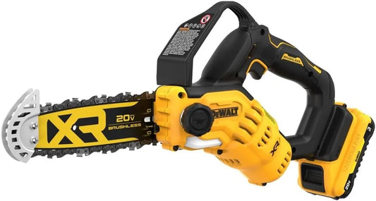 DeWalt tronçonneuse DCCS623L1, 3 Ah, tension 20V MAX Brushless Lithium-Ion 8 po Kit de d'élagage sans fil