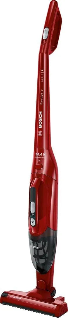 Bosch aspirateur balai BBHF214R, Serie 2 et Balai électrique sans Sac Rouge