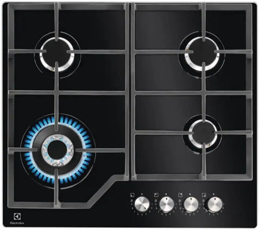 Table de cuisson KGG64362K, Gaz 59cm 4 Feux finition noire