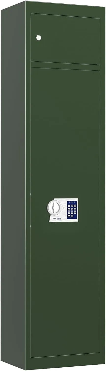 Armoire, forte à fusils et munitions en acier Gun 5 Cargo, 5 supports armes longues, Serrure électronique Ouverture d'urgence par clé