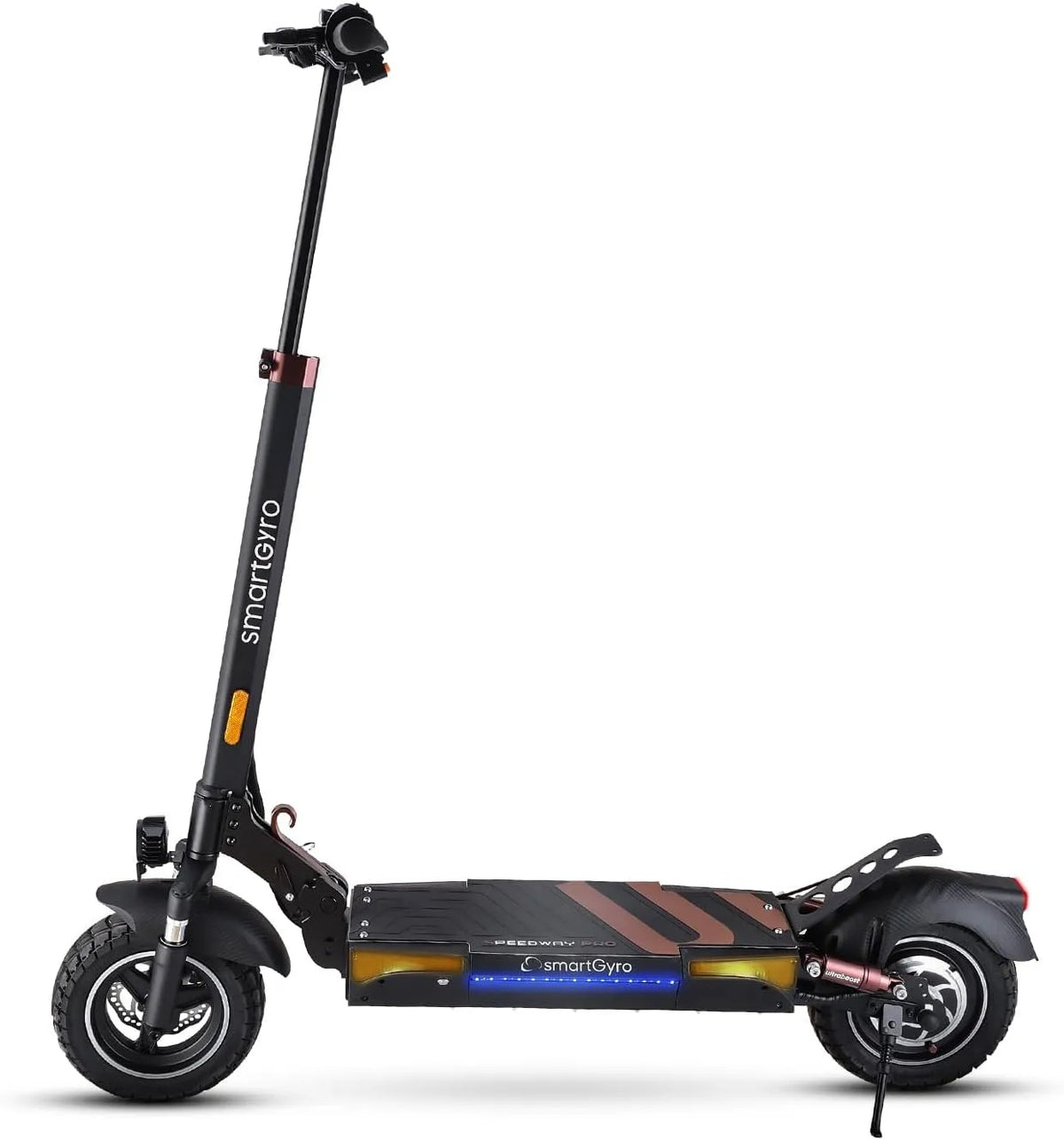 Trottinette électrique SmartGyro Speedway Pro, de 1200 W avec 3 niveaux de vitesse, Batterie 15 000 mAh 48 V, 4 Clignotants