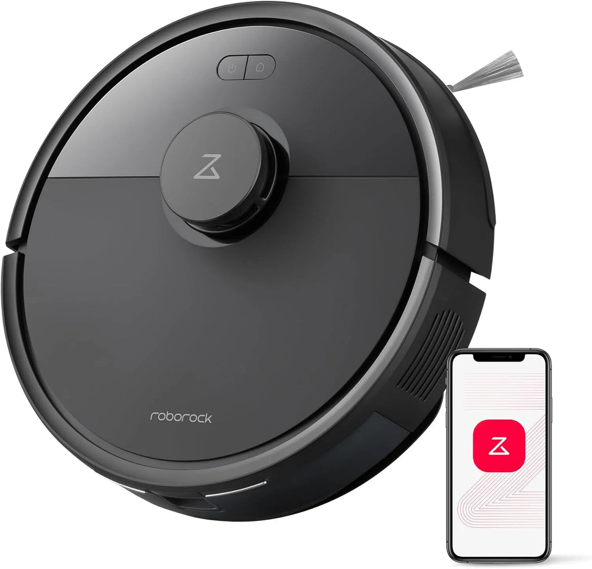 Roborock aspirateur robot 8000, Pa Aspiration HyperForce, Navigation LiDAR Précise, Cartographie Multi-Niveaux, APP, Q7 L5, Double Anti-emmêlement