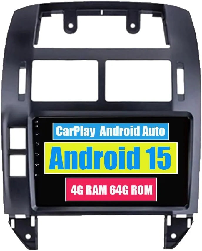 Mk4 RoverOne Autoradio, WiFi Lecteur radio, CarPlay Autoradio pour Volkswagen Polo 2001–2011 Android Écran tactile Bluetooth