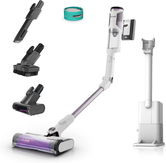 Shark aspirateur IW3613EUT, 60 min, aspiration puissante avec détection de saleté, animaux, suceur plat, base auto-vidante 2 L, antiemmêlement