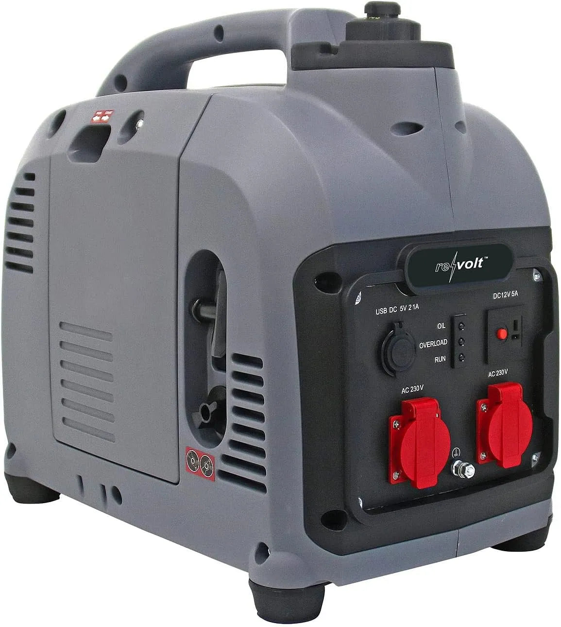 Groupe électrogène, Revolt, mobile à essence 2000 W avec 2 prises 230 V