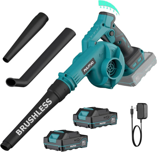 Makita souffleur de feuilles, léger et Compact avec 3 Buses pour Feuilles poussière Jardin et Maison, 6 niveaux de vitesse, 257 km/h