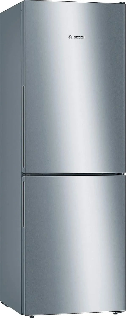 Bosch réfrigérateur KGV33VLEAS, Série 4, L 60cm x H 176cm, capacité 288L, combiné pose libre, Froid brassé, Inox