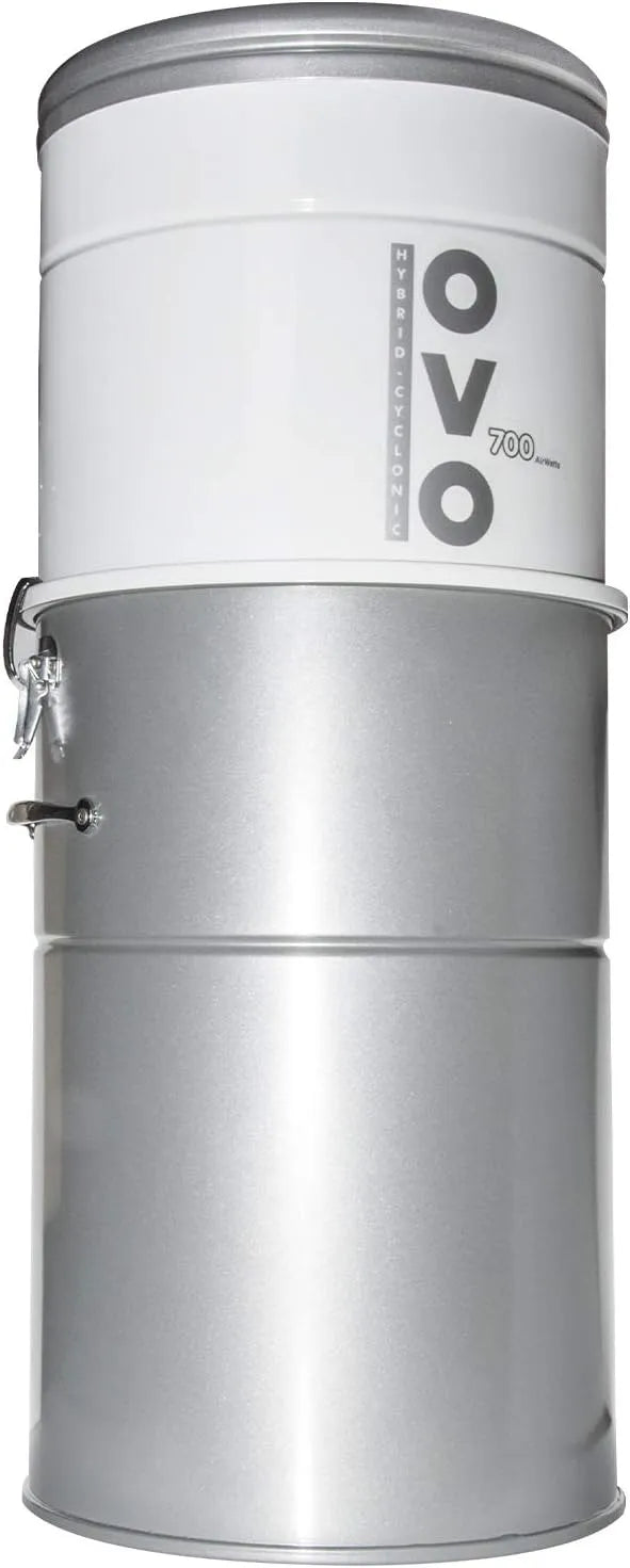Aspirateur OVO 700 Airwatts Système d', capacité 35L, Jusqu'a 830 M2, Airwatts Système d Central Puissant et Robuste, Filtration Hybride, Neuf