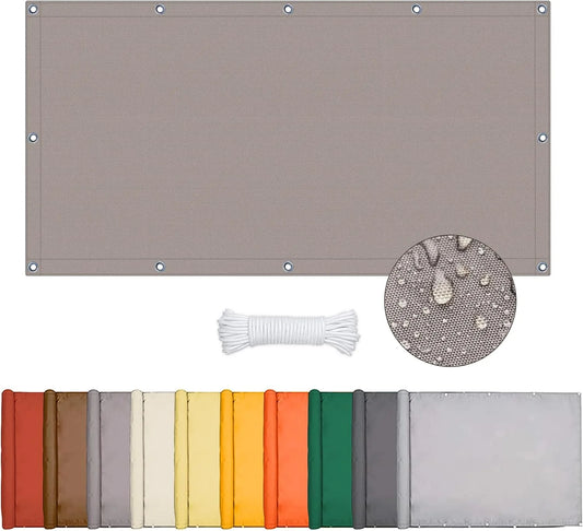 Rectangulaire Imperméable Voile D'ombrage, 95% UV Protection, 3 * 4m, Voiles D'ombrage pour Patio avec Oeillets, pour Terrasse Balcon Jardin Exterieur