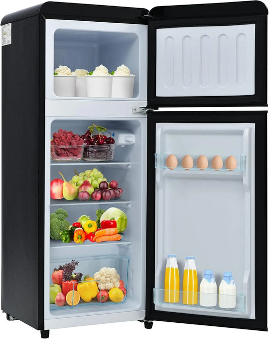 Congélateur Congélateur-51 Mini Frigo avec, Petit Réfrigérateur -51, eau, Réfrigérateur à Boissons Compact et Autoportant, de 76L, Plateau