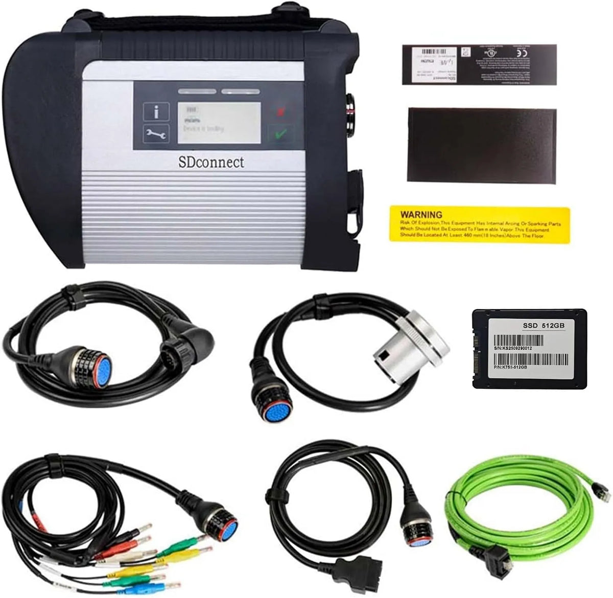 Modèle Connect Compact Star C4 Outil de diagnostic DOIP 4MB V2025.06 MB SD, avec Vediamo et DTS pour voitures et camions