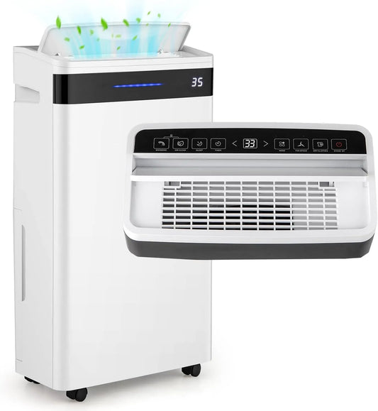 Déshumidificateur RELAX4LIFE, d'Air Électrique 25L, 5 Modes Mode Nuit, Jour pour 50㎡ Réservoir 5,5L, Modèle 25L