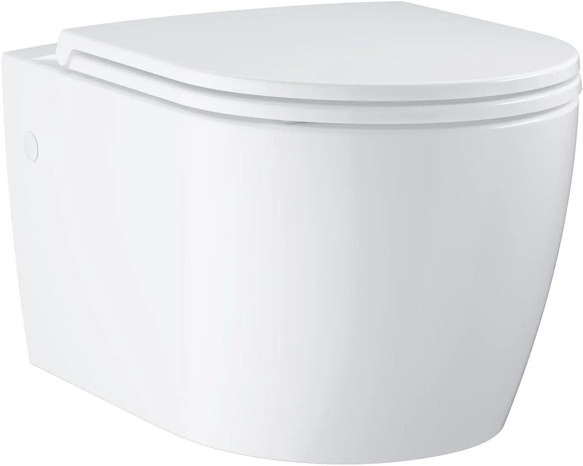 103848SH00 GROHE Start, Round Ceramic Ensemble WC suspendu en céramique pour réservoir de chasse encastré, sortie horizontale, volume de chasse 3/5 L