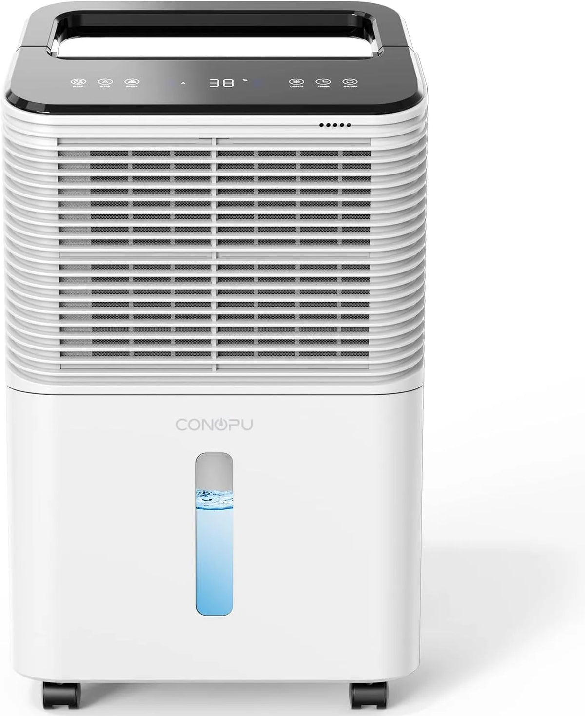 Déshumidificateur 24H, CONOPU Deshumidificateur d air 16L, de Chambre Ultra-silencieux, Plus Puissant, Plus Efficace, Mode AUTO, jour, Minuterie