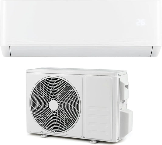 Climatiseur 24H SOARS, Reversible 12000 BTU R32 A++, 7 Modes, 8 niveaux de vitesse Vent, Mural Split Eco avec Fonction Chauffage, Refroidissement