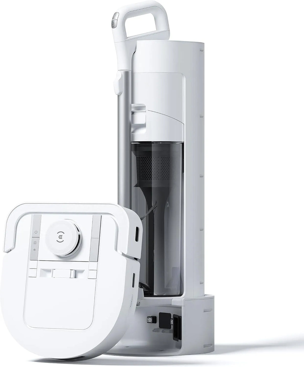 Ecovacs aspirateur robot, DEEBOT X5 Hybrid et aspirateur à Main 2-en-1 avec vidage Automatique, ZeroTangle 2.0, TrueDetect, contrôle par Application