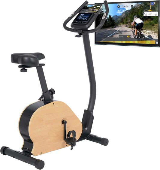 Vélo Skandika, d'appartement Treliv P8, frein magnétique à 32 niveaux, écran LED, compatible avec Kinomap, max 120 KG, 22 programmes