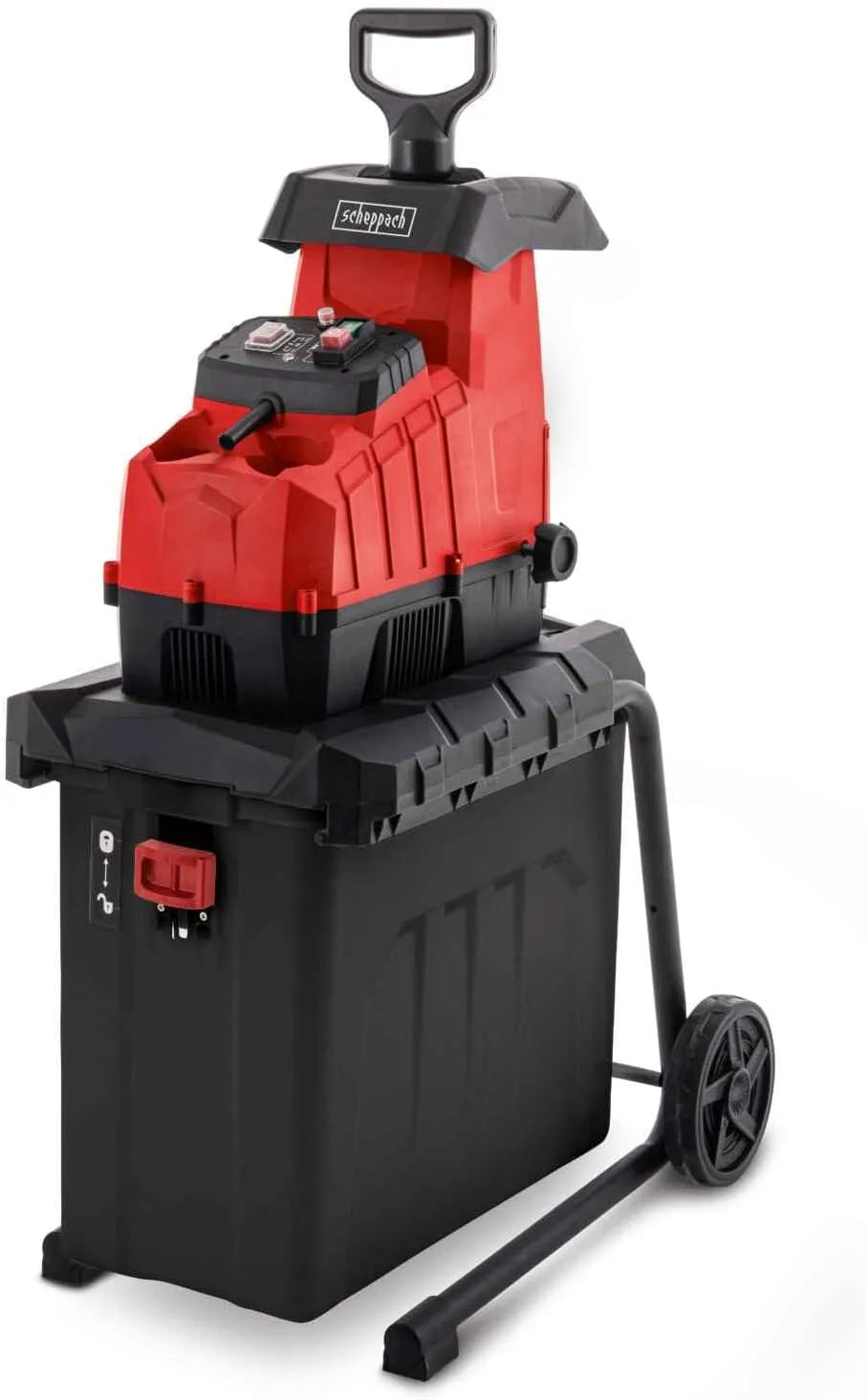 Scheppach modèle, Broyeur silencieux 2800 W GS70, Broie jusqu'à 42mm d'épaisseur, Capacité de 56 L, Broyeur de jardin électrique