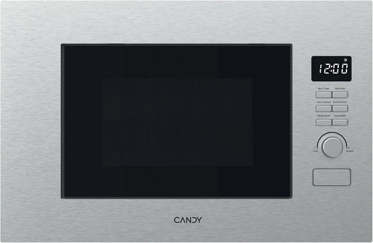 Candy four à micro-ondes CA38FL7NWBX, encastrables Volume 20 litres 800 W Gril 1000 W Acier inoxydable