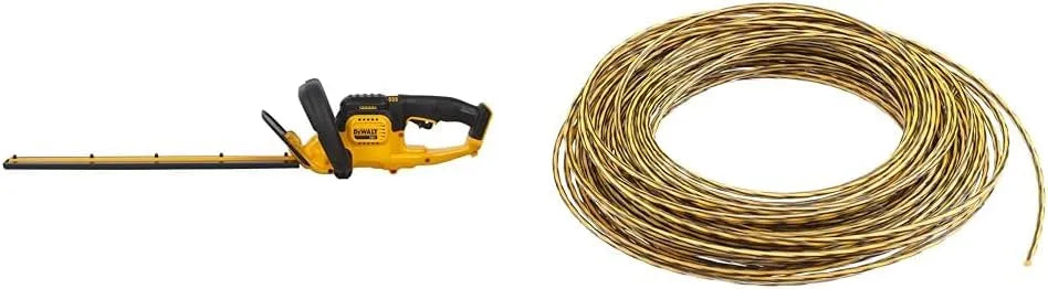 DeWalt modèle DCM563PB-XJ, Taille Haie Électrique sans Fil & Recharge de Fil Coupe Bordure Fil 2 mm x 15,2 m, Taille-Haies Brushless XR 18V 5Ah Li-ION