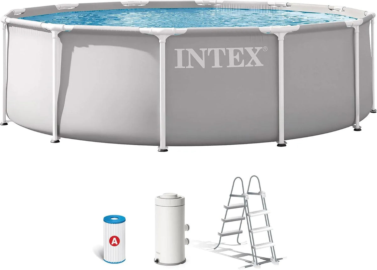 Intex modèle 26716ND, Kit Piscine Prism Frame Ronde Tubulaire 3,66 x 0,99