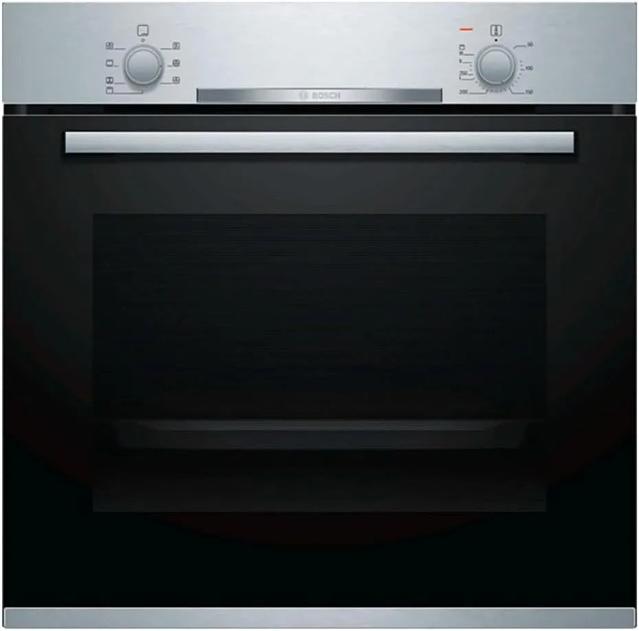 Bosch four HBA510BR0, Série 2 60 x 60 cm, acier inoxydable, commandes fixes
