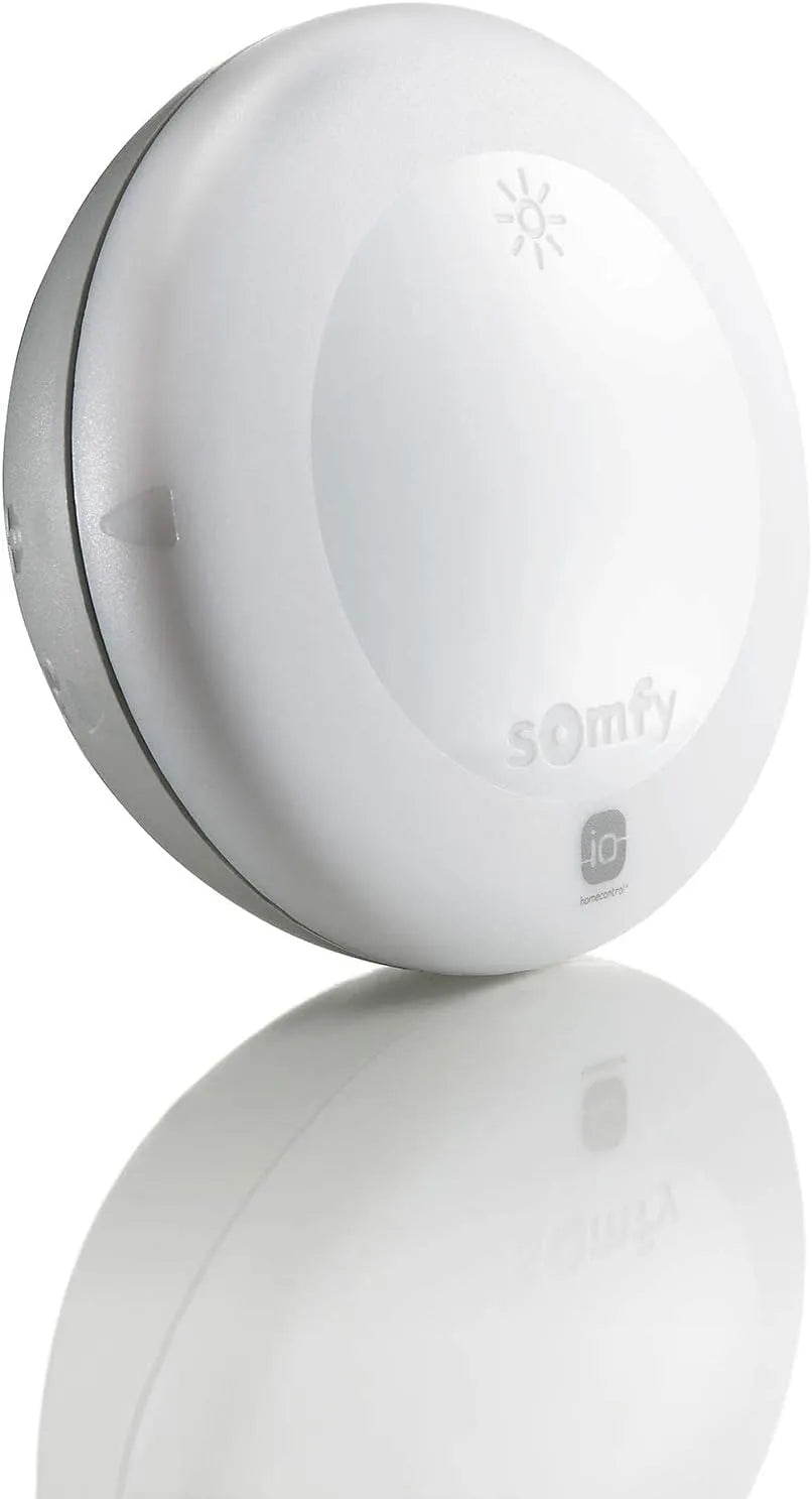 Ou Une Télécommande 2401219 Somfy, Sunis Wirefree IO, Capteur de Soleil extérieur sans Fil, Fonctionne avec Tahoma, Switch