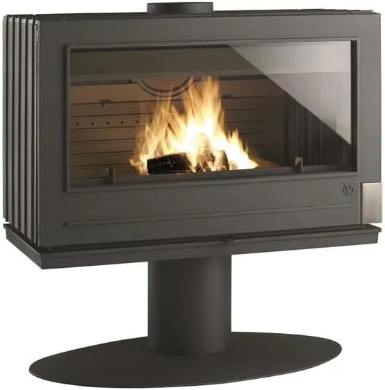 Poêle à bois 9127-44, Fonte 12kw Anthracite